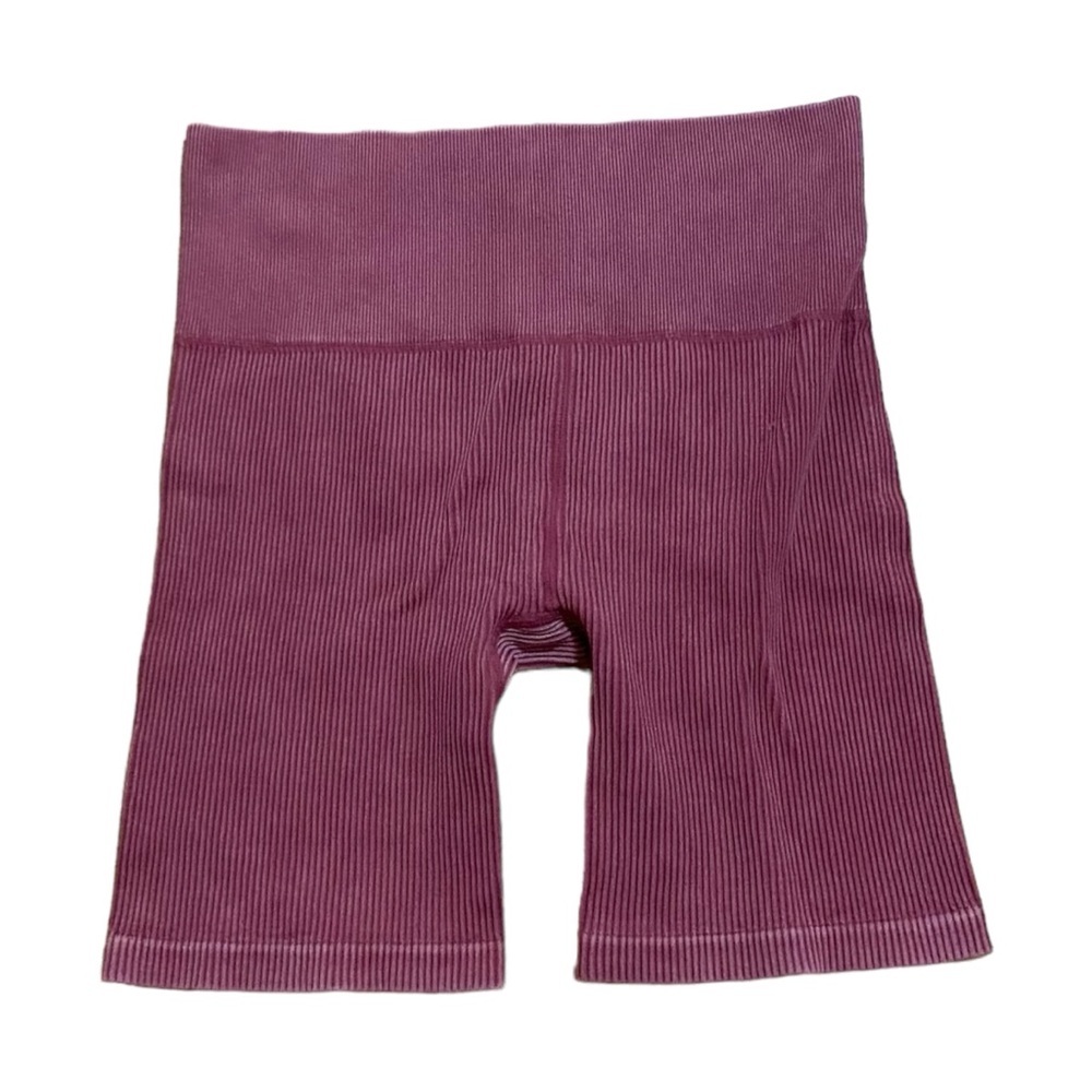 Rose Pink Ribbed Athletic Shorts Women’s Size Medium Large